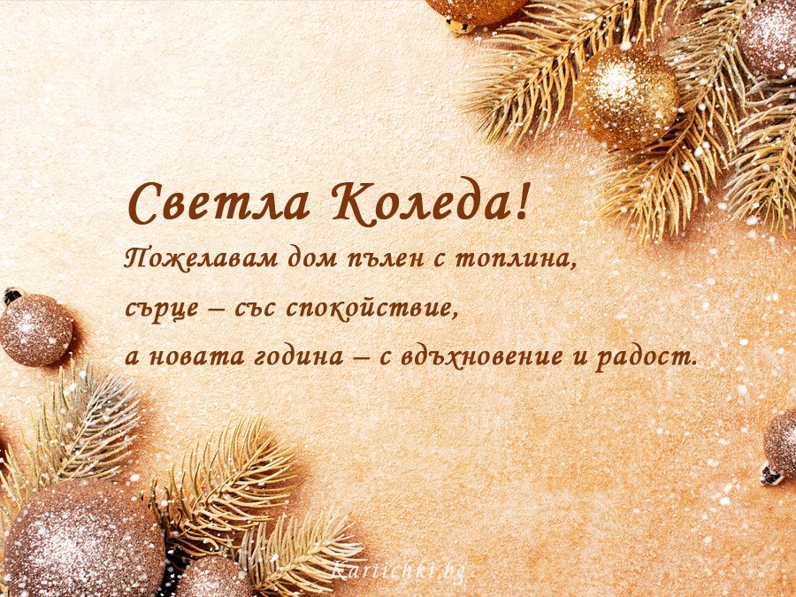 Светла Коледа!